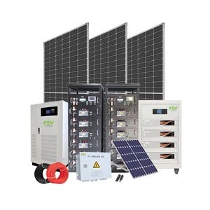 Complete Solar Power System with 15kW-20kW Solar Panels, Including <b>Batteries</b> and System; Custom Solar Power System. - Product Image 1