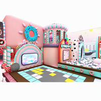 Équipement de terrain de jeu intérieur personnalisé pour les tout-petits, fête d'anniversaire avec fosse à balles, trampoline et mur d'escalade en mousse, parc d'attractions intérieur