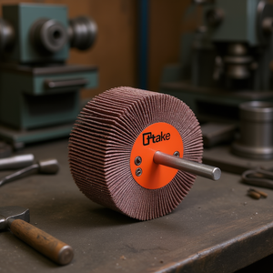 Roue à lamelles abrasives Ttake 60x30 mm, grain 120, tige de 6 mm pour le meulage - Product Image 3