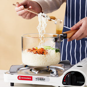 2022 vente chaude 1.5/3.5L transparent grande capacité résistant à la chaleur en verre vapeur soupe pot ménage de cuisson en verre pot - Product Image 3