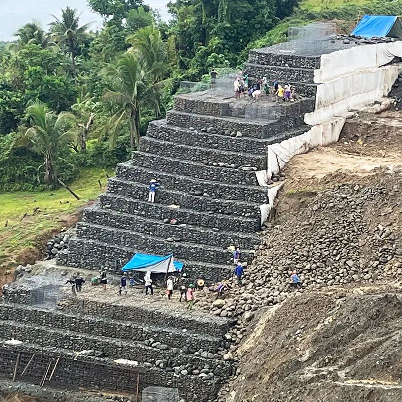 पत्थर gabion टोकरी/बुल्गारिया Gabionen पिंजरे 1x1x1 m