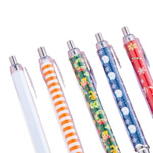 Stylo bille transparent X1212Mega avec rouleau de papier coloré à l'intérieur pour publicité, stylo vierge personnalisé pour promotion - Product Image 2