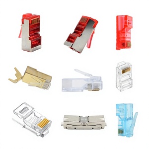 RJ45 Crystal Connector 8P8C Anti-interferentie RJ45-stekker voor 24-28AWG Solid Stranded LAN-kabel Netwerkrouter Switch-verbinding - Product Image 2