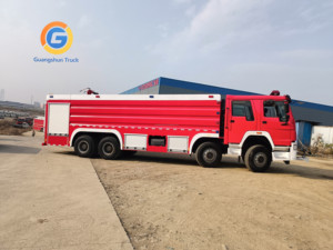 <span class=keywords><strong>Camion</strong></span> de lutte contre l'incendie Sinotruk HOWO d'origine, châssis 8x4, 460 CV, réservoir d'eau de 24 m3, pour les pompiers - Product Image 3