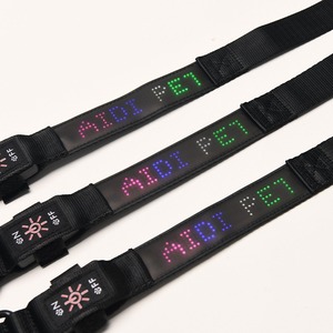 DIYLEDドッグカラー<span class=keywords><strong>LED</strong></span>ディスプレイライト点滅<span class=keywords><strong>LED</strong></span>ドッグカラー、フレキシブルマトリックスパネルRGBピクセルパターンスマートAPPコントロール - Product Image 5