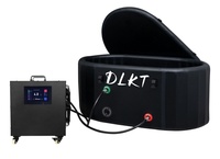 Rotomold Cold Plunge Metal 1hp Système de refroidissement par eau Refroidisseur avec filtre Sauna Sport Produits de récupération Bains de glace et refroidisseur d'eau