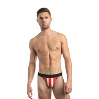 Personnalisé Chaud Sexy Racer Jock Homme Coton Jockstrap Photos d'hommes Gay Pouch Jockstrap Photo