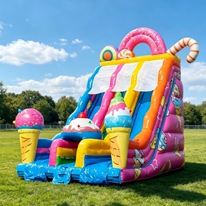 <span class=keywords><strong>Parc</strong></span> gonflable commercial, château gonflable pour enfants, toboggan, structure de jeux gonflable extérieure sur mesure, équipement d'amusement - Product Image 3