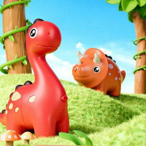 Popular Coche de Juguete Telescópico Deslizante de Dinosaurio de Dibujos Animados, Triceratops Transformable, para Juguetes Promocionales Infantiles - Product Image 3