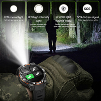 KC108 Smartwatch mit GPS Offline-Karten ChatGPT KI-Sprachassistent Taschenlampe Kompass Robuste Outdoor-Sport-Smartwatch für Männer