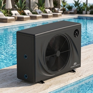 Pompe à chaleur air-eau pour piscine, 60Hz, R32, hybride solaire, pour usage domestique et hôtelier, technologie chinoise, garantie 2 ans, haute efficacité - Product Image 2