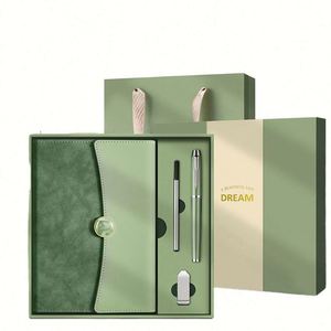 Promotional Business Custom Corporate Gift Set Notebook Diary Giveaways Logo Advertising Silk Screen Printed <b>Paper</b> Gift - Product Image 1