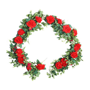 ดอกกุหลาบประดิษฐ์แบบพลาสติกและผ้าไหม คุณภาพสูง เหมาะสำหรับงานแต่งงาน ถ่ายภาพกลางแจ้ง และตกแต่งบ้าน - Product Image 5