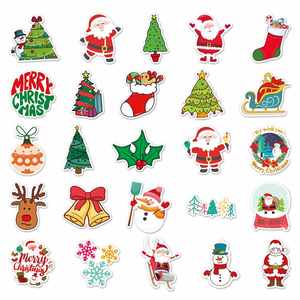 Personnalisez les nouveaux autocollants de Noël 2027 pour des décorations créatives de fêtes de fin d'année - Product Image 2
