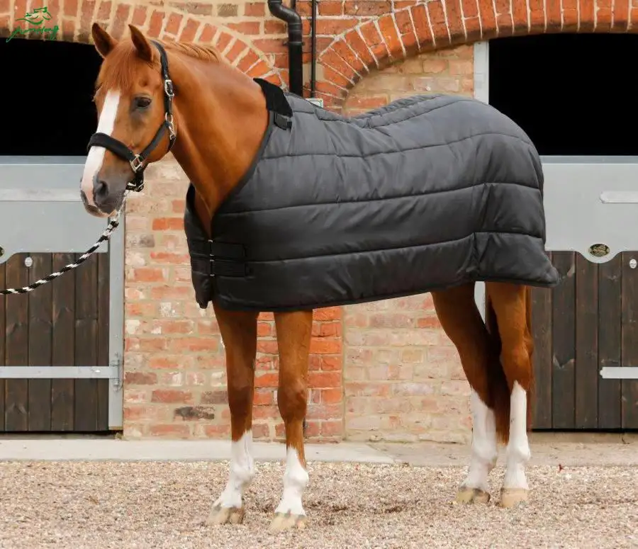 Equiport velo mostrar tapete novo estilo padrão cavalo folha velo cobertor cavalo tapete
