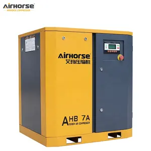 Atacado Pequeno Belt Driven 5HP Slient Compressor de Ar 220V 60HZ Parafuso giratório monofásico Bomba de ar portátil estacionária 300L/500L