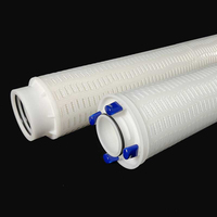 Kartrid Filter Air SoluGET HFC Seri 60" 0.45 Mikron High Flow 5 GPM Elemen Lipat Kondisi Baru untuk Filter yang Kompatibel