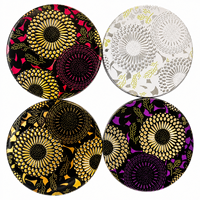 Boîtes métalliques rondes personnalisées pour cadeaux, impression couleur, qualité alimentaire, pour thé, café, bonbons, 50-80 ml
