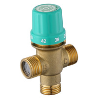 Robinet mélangeur thermostatique tout cuivre G1/2 pour chauffe-eau solaire électrique, régulateur de température constante, pression 0,1-1 MPa