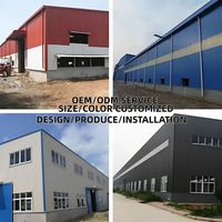 Almacén de Estructura de Acero Prefabricado Industrial, Diseño Moderno, Instalación Rápida y 5 Años de Garantía