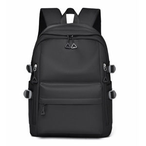 Mochila de Gran Capacidad Estilo Coreano para Hombre y Mujer, Diseño Deportivo Informal Simple con Color Sólido, Impresión Personalizable - Product Image 1
