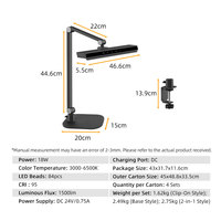 Lampe de bureau LED intelligente, économe en énergie et à intensité réglable |   Lampe de bureau réglable de style moderne pour la lecture et le bureau (vente en gros)