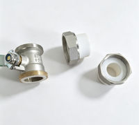 Robinet à bille en laiton PPR à extrémité de fusion à chaud pour plomberie eau froide et chaude