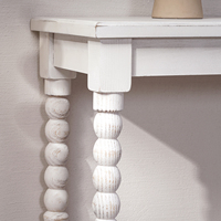 Nouvelle arrivée meubles de salon design nordique antique classique bois blanc couloir tables de console en bois pour l'entrée