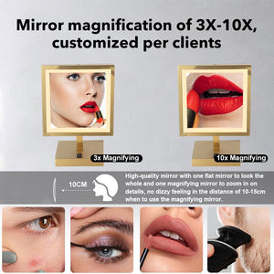 Élégant et fonctionnel, ce miroir de salle de bain à LED offre une éclairage lumineux pour votre application de <span class=keywords><strong>maquillage</strong></span>. - Product Image 3