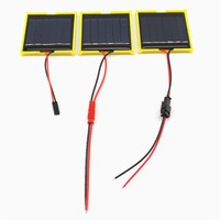 Mini kit de câblage de bricolage avec panneau solaire 3V 100MA pour petits jouets et accessoires de soudage Mini gadgets solaires