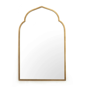<strong>Moroccan</strong> Arched Floor <strong>Mirror</strong> with Gold Slim Metal Frame for Bedroom Living Room Entryway Home Decor Modern Full Length - Product Image 2