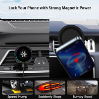 Chargeur de voiture sans fil magnétique Qi2 à refroidissement, modèle privé d'usine, charge rapide, support de téléphone pour iPhone 12 13 15 16 Pro Max