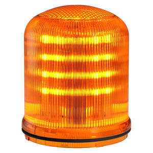 Feu de signalisation LED ambre Flr S, étanche IP65, en polycarbonate durable, pour signalisation de sécurité - Product Image 1