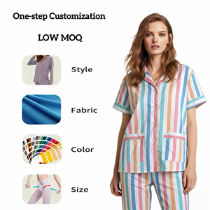 Set Pigiama da <span class=keywords><strong>Donna</strong></span> in Fibra di Bambù, 2 Pezzi, Traspirante e Leggero, Design Unico, Alta Qualità, per Vendita <span class=keywords><strong>Online</strong></span> - Product Image 1