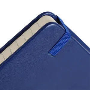2024 2025 Promotional OEM Business Note Book A5 Custom Pu Leather Diary Hardcover Journal Notebook With Pen Holder