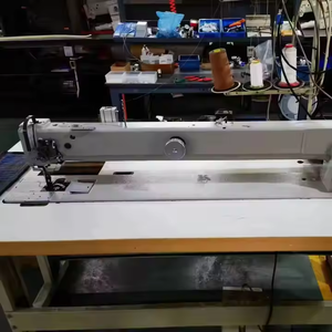 CP-4420L-56/85 Automatic Double Needles Long Arm Leather Flatbed Lockstitch Industrial Sewing Machine - Product Image 2
