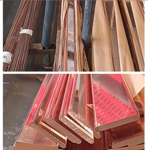 Fabbrica diretta varie dimensioni 99.9% barra di rame puro C11000 C1100 T1 T2 T3 barra di rame - Product Image 6