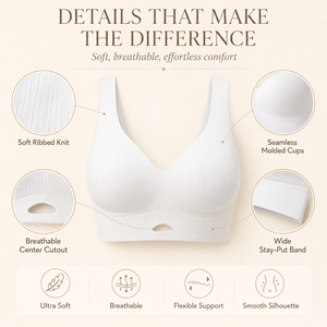 <span class=keywords><strong>Sujetador</strong></span> <span class=keywords><strong>sin</strong></span> <span class=keywords><strong>costuras</strong></span> para mujer OEM ODM, con diseño acanalado, cuello en V profundo, tirantes anchos, copas suaves y cómodas. - Product Image 2