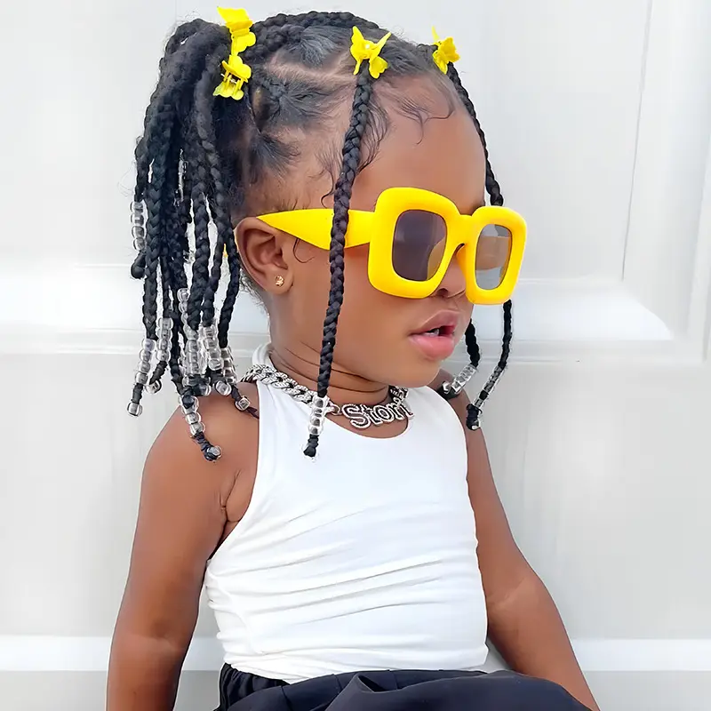 2024 New in Children's Sunglasses Fashion Boys Girls Outdoor 5-10 Year Customised Sunglasses UV400