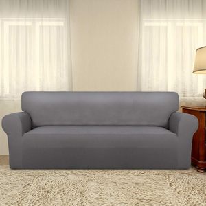 Housse de canapé jacquard moderne antidérapante et imperméable, design tendance, 1/2/3/4 places, couleur unie, largeur 180-235 cm, couleur personnalisable, 94% coton, best-seller - Product Image 2