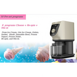 Machine à glace molle domestique en gros à bas prix pour la fabrication de glaces maison et de crèmes glacées molles - Product Image 3