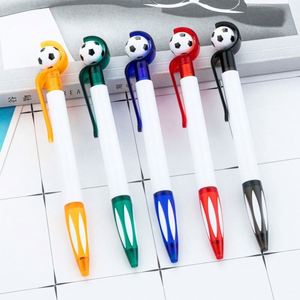 Custom Logo 1.0Mm Soccer-Shaped Cartoon Plastic Push-Button Stress-Relief Twist-Top Ballpoint <b>Pen</b> - Product Image 1