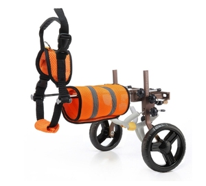 Sıcak satış Pet malzemeleri küçük ve orta ölçekli engelli köpekler için Pet iki tekerlekli rehabilitasyon aracı - Product Image 2