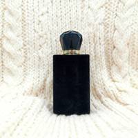 Carré Velours Flocage 100ml Parfum Verre Vide Bouteille Transparent Parfum Bouteille en Stock
