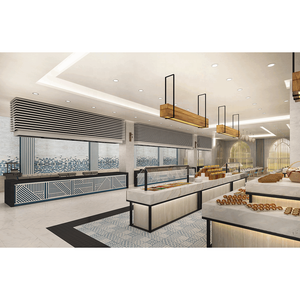 Thiết Kế Khu Vực Bữa Sáng Của Khách Sạn Hiện Đại Bàn Tự Chọn Khách Sạn Theo Yêu Cầu Để Bán - Product Image 1