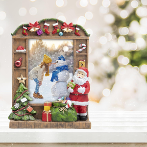 5*7 thân thiện với môi Light-Up Santa Claus giáng sinh nhựa khung hình - Product Image 5