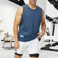 Camisetas sin mangas deportivas para hombre, ropa de gimnasio de malla Lisa transpirable para verano, chaleco deportivo de secado rápido, camisetas de baloncesto
