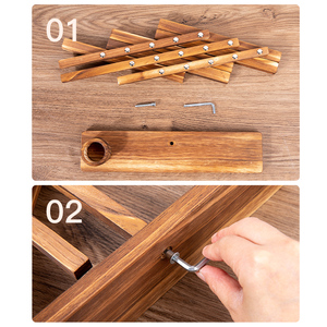 <span class=keywords><strong>Jeu</strong></span> d'équilibre créatif en bois carbonisé pour adultes - Jouet anti-stress en gros - Product Image 2