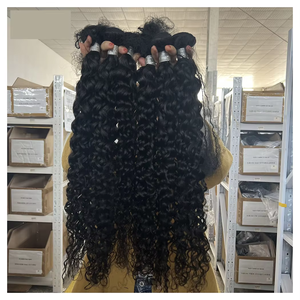 Achetez une perruque en cheveux indiens 100% vierges Remy Weave 7A Extensions de cheveux humains Machine Double Weft pour femmes Utilisation à des fins de mode par les exportateurs - Product Image 4