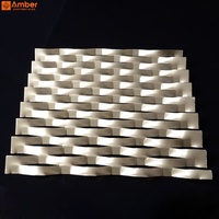 Panneau de treillis métallique hexagonal en aluminium expansé léger pour l'architecture, provenant de fournisseurs de treillis métallique expansé